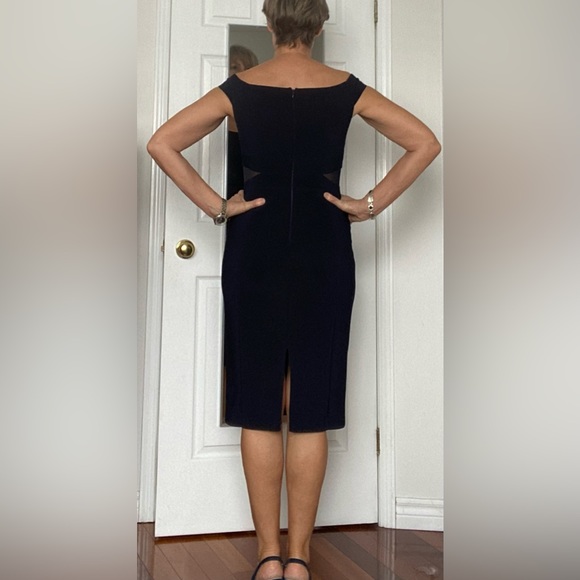 BaNites size 8 Semi-Formal dress with sexy mesh inserts at waist. - Picture 9 of 15